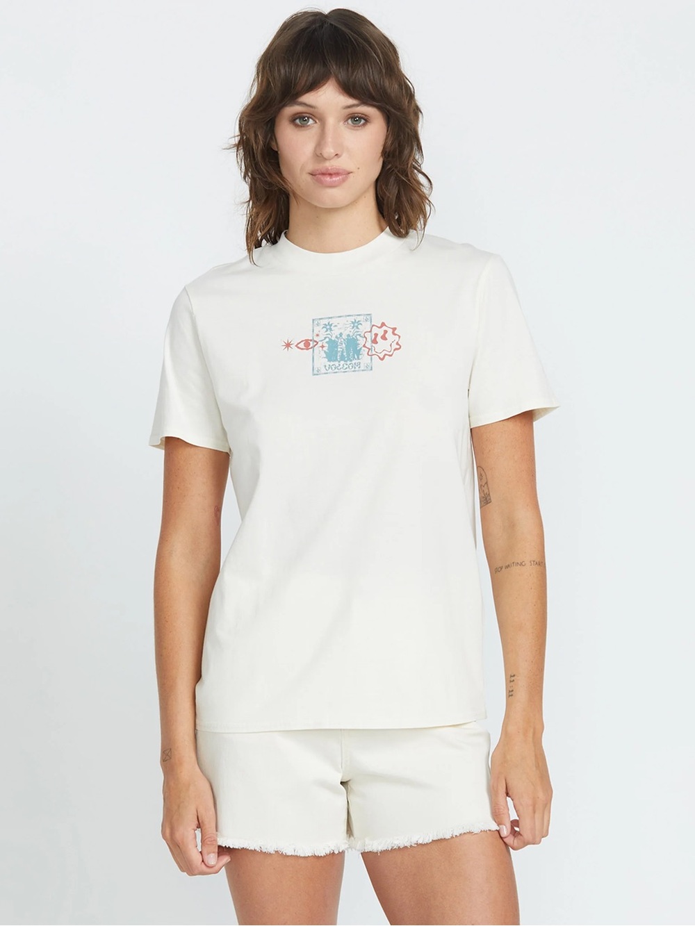 Volcom Featured Artist Filip Rygalski Tee in Bone, we will speak to you
